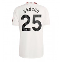Koszulka piłkarska Manchester United Jadon Sancho #25 Strój Trzeci 2023-24 tanio Krótki Rękaw